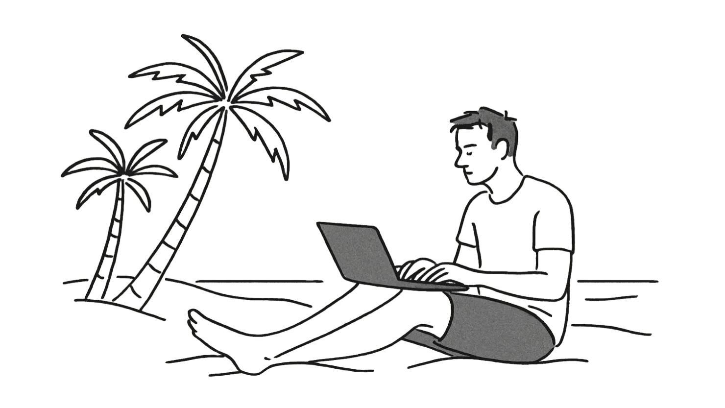 Title image: The affiliate lifestyle: Work on your affiliate business when, how, and where you want